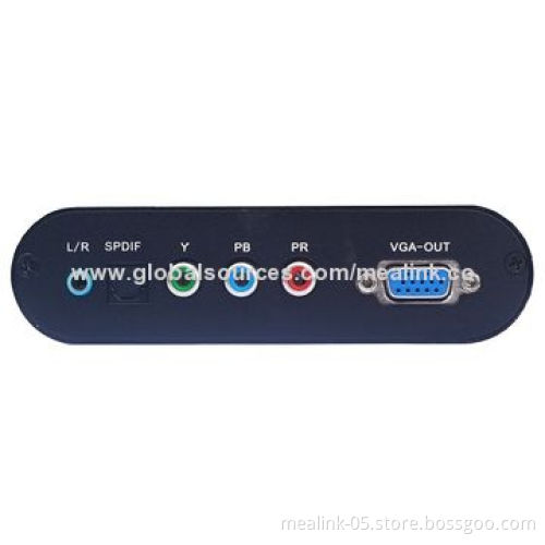 HDMI to VGA + YPBPR + Audio Converter, Plug-and-play FunctionNew